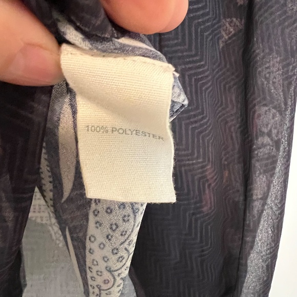 Anthropologie bold sheer blouse by Forever That Girl - Picture 7 of 11